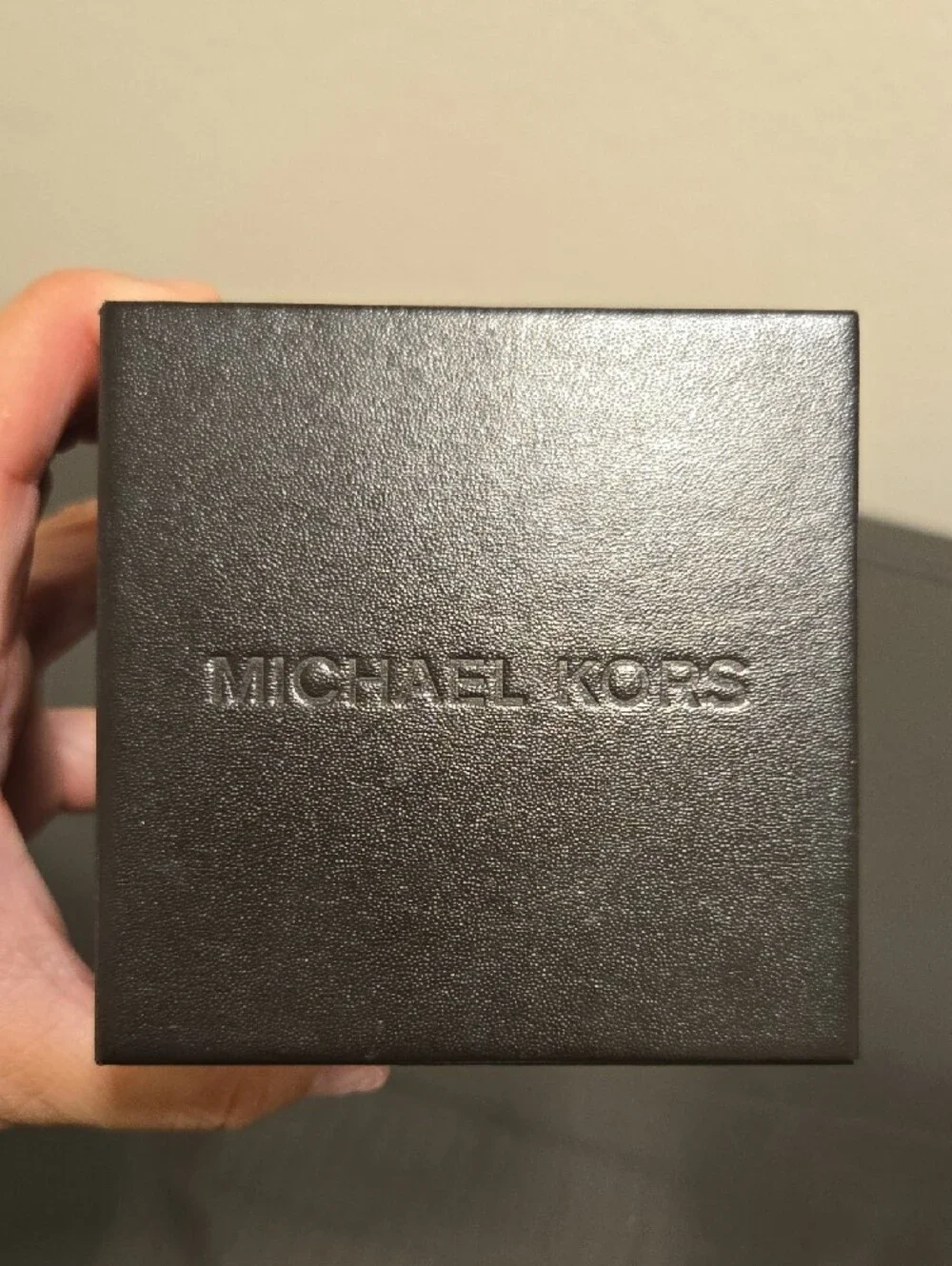 Michael Kors Silver Crystal MK Logo Bracelet Watch